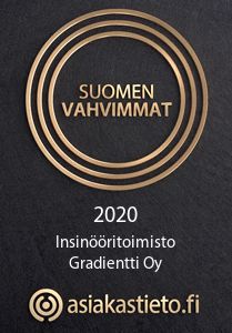 Suomen vahvimmat 2020 Insinööritoimisto Gradinetti Oy